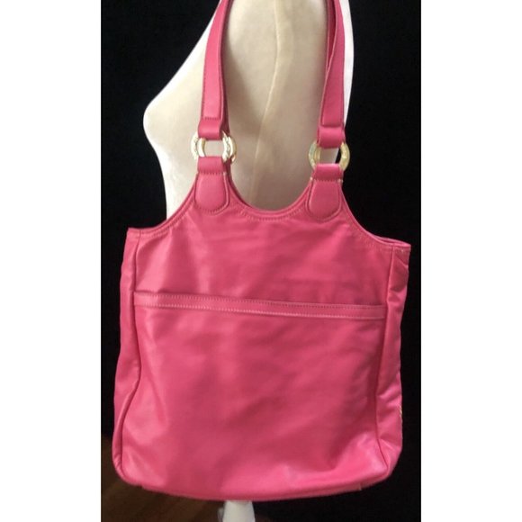 US Polo Association Pink Purse Women’s Handbag Faux Leather Medium Satchel Bag - Picture 6 of 12